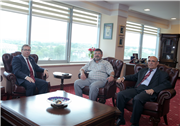 TÜRK-YUNAN-BULGAR DOSTLUK GRUBU DERNEĞİ’NDEN REKTÖRÜMÜZE ZİYARET
