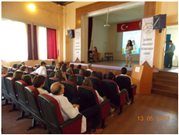 “OBEZİTE VE SAĞLIKLI YAŞAM” PROJESİ KAPSAMINDA SEMİNERLER VERİLDİ