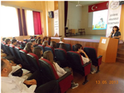 “OBEZİTE VE SAĞLIKLI YAŞAM” PROJESİ KAPSAMINDA SEMİNERLER VERİLDİ