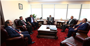 YÖK ÜYELERİNDEN REKTÖRÜMÜZE ZİYARET