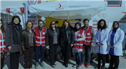 ECZACILIK FAKÜLTESİ, KIZILAY VE TEB GENÇLİK KOMİSYONU İŞ BİRLİĞİ İLE KAN BAĞIŞI ÇALIŞMASI YAPILDI