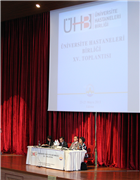 ÜNİVERSİTE HASTANELERİ BİRLİĞİ XV. TOPLANTISININ İKİNCİ GÜNÜNDE FİNANSAL YÖNETİM SORUNLARI TARTIŞILDI