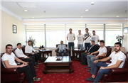 ÜNİLİG ERKEK BASKETBOL TAKIMINDAN REKTÖRÜMÜZE ZİYARET