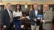 I.ULUSAL ÜNİVERSİTELER PATENT YARIŞMASI BİRİNCİSİ ÖĞRENCİMİZ’DEN REKTÖRÜMÜZE ZİYARET