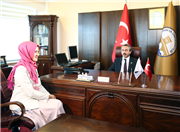 “İLİM YOLCULARI” PROGRAMI EKİBİNDEN REKTÖRÜMÜZE ZİYARET