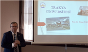 TRAKYA ÜNİVERSİTESİ REKTÖRÜ PROF. DR. ERHAN TABAKOĞLU, “YÜKSEKÖĞRETİMDE EĞİTİM VE ÖĞRETİM” KONULU PANELE KATILDI