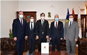 TRAKYA ÜNİVERSİTESİ HEYETİNDEN KOSOVA PRİZREN BELEDİYE BAŞKANI MYTAHER HASKUKA’YA ZİYARET