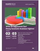 SPSS İLE UYGULAMALI TEMEL DÜZEY İSTATİSTİK ANALİZLERİ EĞİTİMİ