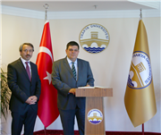 KUZEY KIBRIS TÜRK CUMHURİYETİ EĞİTİM BAKANI VE HEYETİNDEN ZİYARET