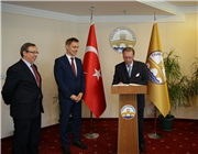 ALMANYA LÖRRACH BELEDİYE BAŞKANI VE BERABERİNDEKİ HEYETTEN ZİYARET