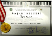 TRAKYA ÜNİVERSİTESİ DEVLET KONSERVATUVARINDAN BİR BAŞARI DAHA