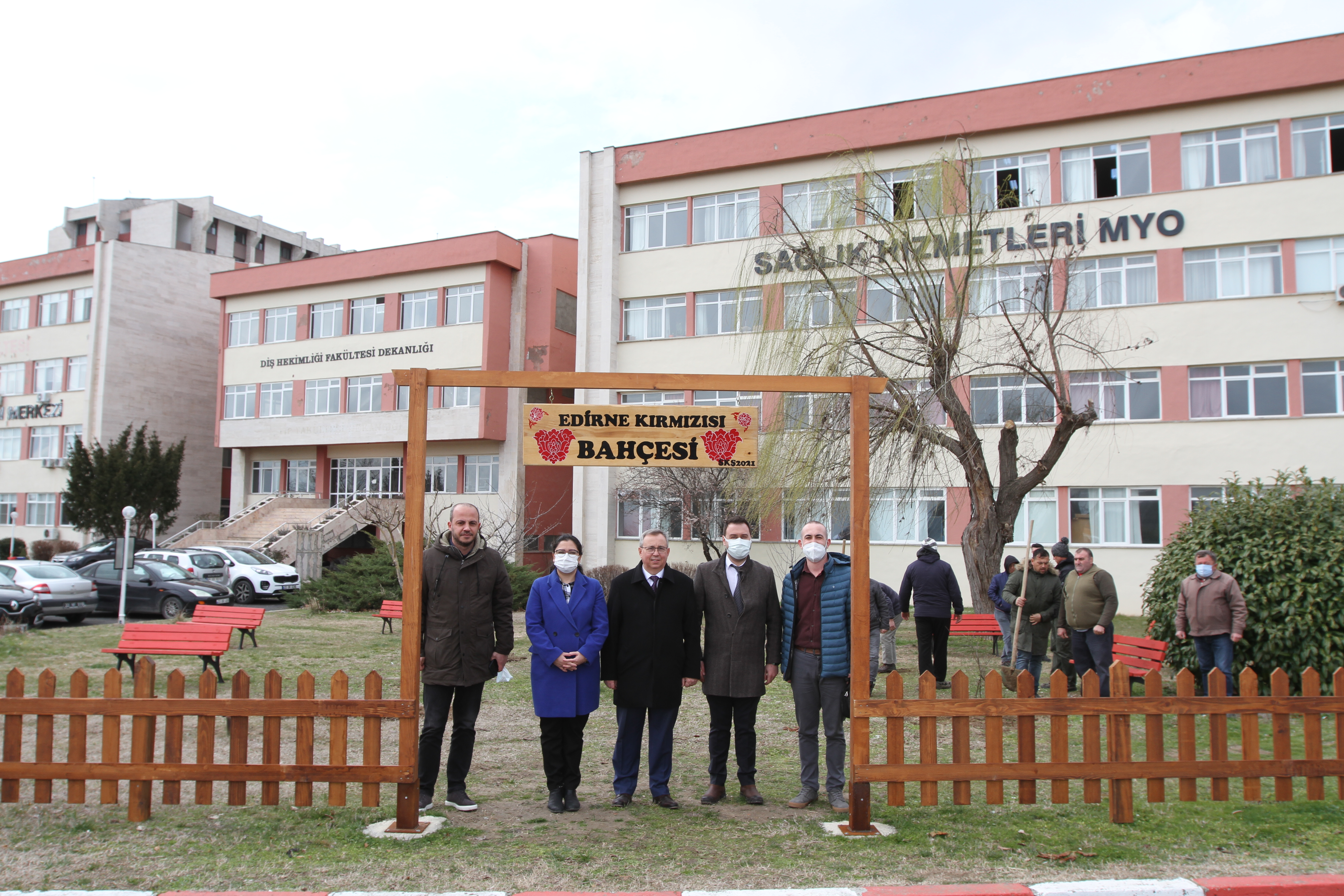 EDİRNE KIRMIZISI BAHÇESİ AÇILDI
