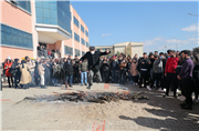 TRAKYA ÜNİVERSİTESİ NEVRUZ ATEŞİNİ YAKTI