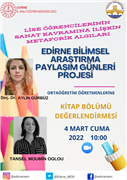 TRAKYA ÜNİVERSİTESİNDEN ÖĞRETMEN AKADEMİLERİ ORTAÖĞRETİM ÖĞRETMENLERİNE EĞİTİM 