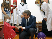 ÇOCUK DOSTU KULÜBÜ HASTANEMİZDE YATAN ÇOCUKLAR İLE BİR ARAYA GELDİ