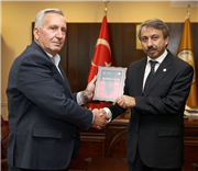 SIRBİSTAN ARNAVUTLUK ULUSAL KONSEYİ BAŞKANI’NDAN REKTÖRÜMÜZE ZİYARET