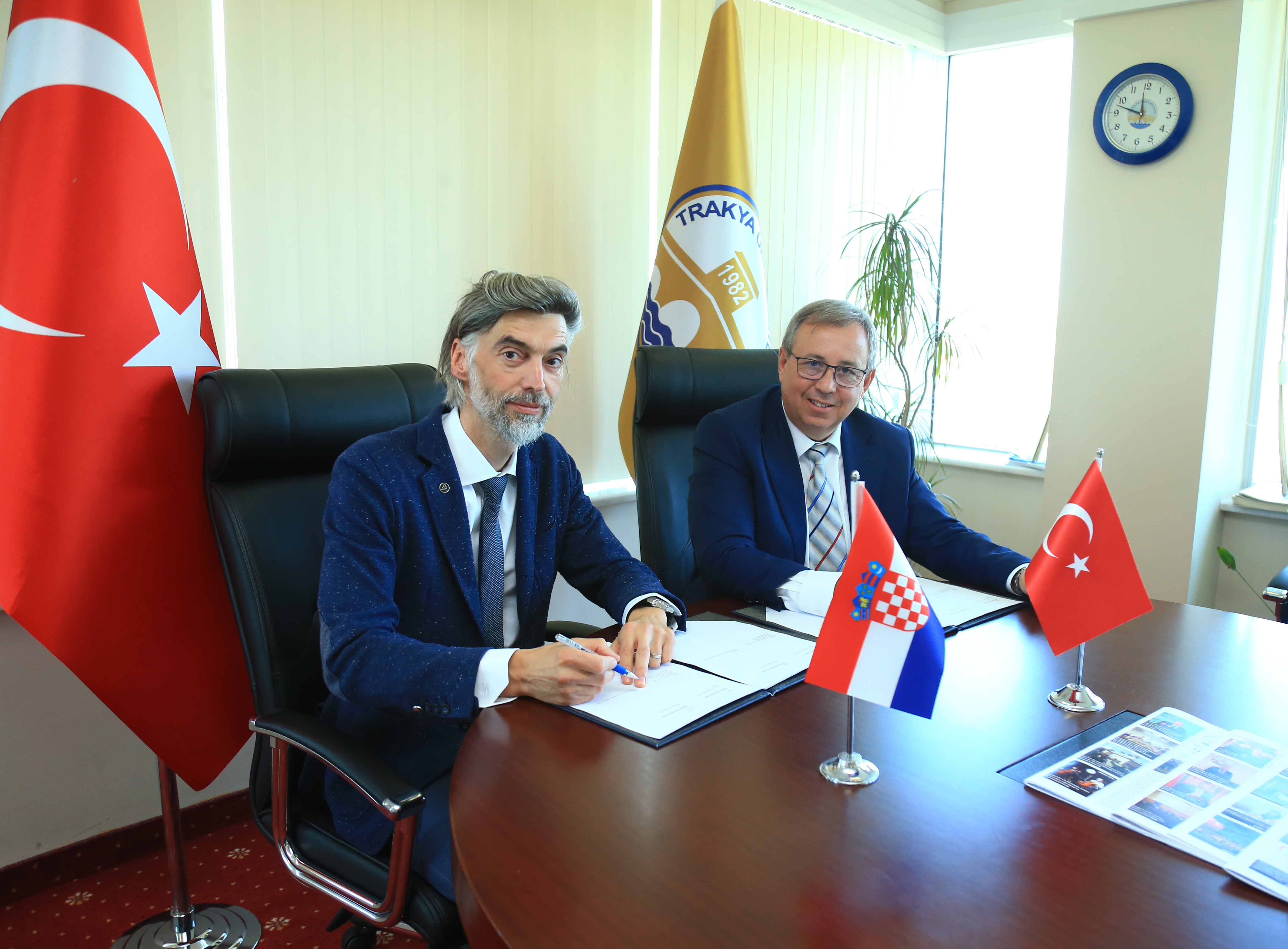 TRAKYA ÜNİVERSİTESİ VE ZAGREB ALGEBRA ÜNİVERSİTESİ ARASINDAKİ TEMASLAR SÜRÜYOR