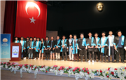 EDİRNE TEKNİK BİLİMLER MESLEK YÜKSEKOKULUNDA MEZUNİYET SEVİNCİ