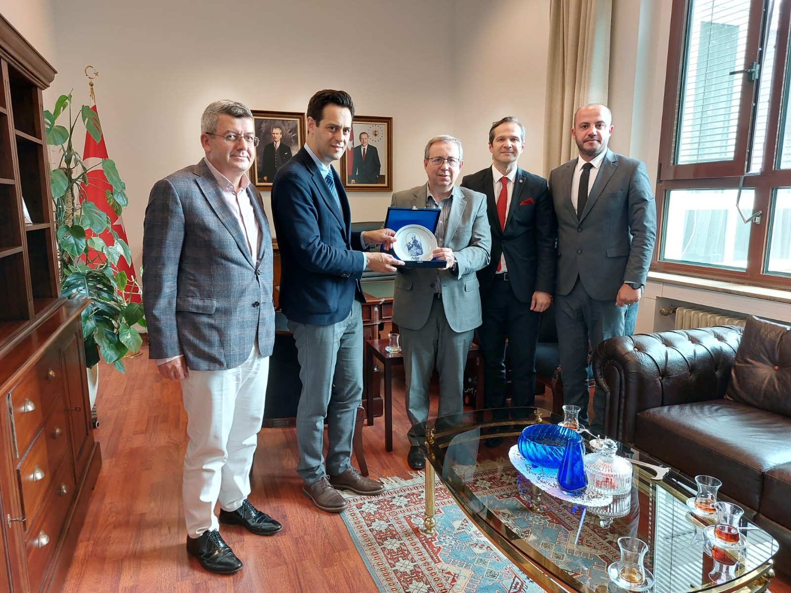 TRAKYA ÜNİVERSİTESİ HEYETİNDEN KÖLN BAŞKONSOLOSUNA ZİYARET