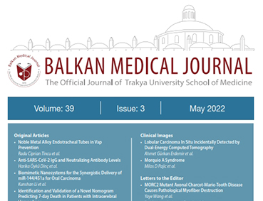 BALKAN MEDICAL JOURNAL BÜYÜK BİR BAŞARIYA DAHA İMZA ATTI