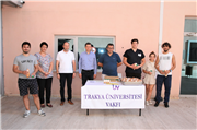 TRAKYA ÜNİVERSİTESİ VAKFINDAN ÖĞRENCİLERE KUMANYA SÜRPRİZİ