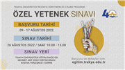 RESİM-İŞ ÖĞRETMENLİĞİ LİSANS PROGRAMI ÖZEL YETENEK SINAVI BAŞVURULARI