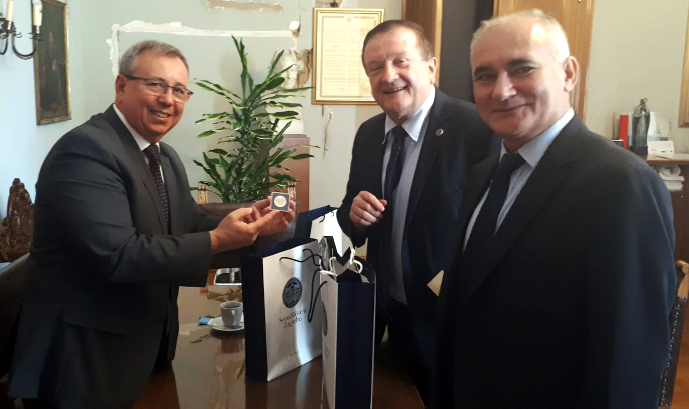 TRAKYA ÜNİVERSİTESİ REKTÖRÜ PROF. DR. ERHAN TABAKOĞLU’NDAN ZAGREB ÜNİVERSİTESİNE ZİYARET