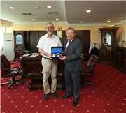 PROF. DR. SÜLEYMAN PİŞKİN’DEN REKTÖR PROF. DR. ERHAN TABAKOĞLU’NA VEDA ZİYARETİ