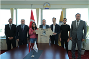 TEKNOFEST 2022’DE İLK 10’A GİREN TRAKYA ÜNİVERSİTESİ SİMURG ROKET TAKIMI’NDAN REKTÖR PROF. DR. ERHAN TABAKOĞLU’NA ZİYARET