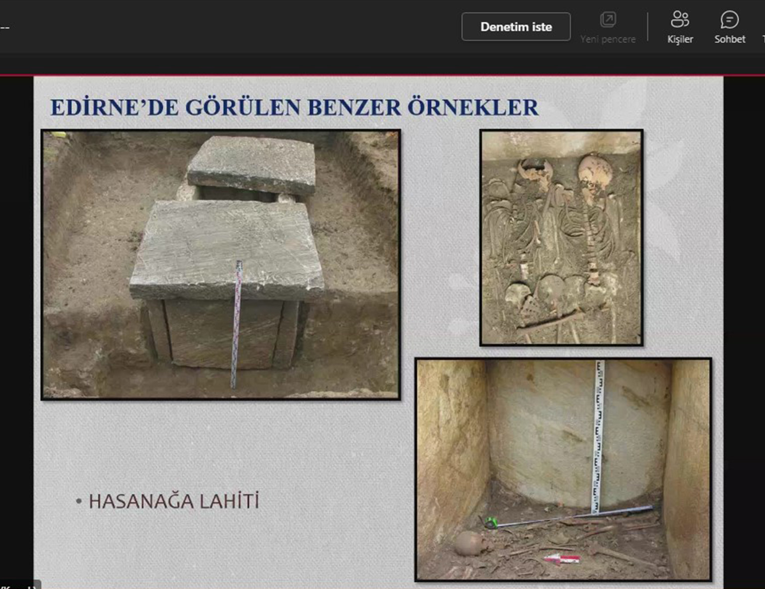 TRAKYA’DA ARKEOLOJİ KONFERANSINDA EDİRNE’DE YAPILAN KURTARMA VE KAZI ÇALIŞMALARI ELE ALINDI