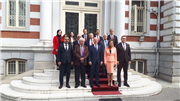 YÖK BAŞKANI PROF. DR. EROL ÖZVAR BAŞKANLIĞINDAKİ TÜRKİYE HEYETİ, TRAKYA ÜNİVERSİTESİ REKTÖRÜ PROF. DR. ERHAN TABAKOĞLU EŞLİĞİNDE BÜKREŞ TÜRK BÜYÜKELÇİLİĞİNİ ZİYARET ETTİ