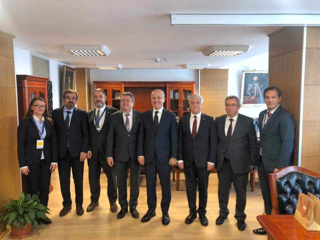 YÖK BAŞKANI PROF. DR. EROL ÖZVAR VE TRAKYA ÜNİVERSİTESİ REKTÖRÜ PROF. DR. ERHAN TABAKOĞLU, BÜKREŞ ÜNİVERSİTESİ REKTÖRÜ PROF. DR. MARİAN PREDA İLE GÖRÜŞTÜ