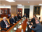 YÖK BAŞKANI PROF. DR. EROL ÖZVAR VE TRAKYA ÜNİVERSİTESİ REKTÖRÜ PROF. DR. ERHAN TABAKOĞLU, BÜKREŞ ÜNİVERSİTESİ REKTÖRÜ PROF. DR. MARİAN PREDA İLE GÖRÜŞTÜ