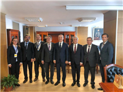 YÖK BAŞKANI PROF. DR. EROL ÖZVAR VE TRAKYA ÜNİVERSİTESİ REKTÖRÜ PROF. DR. ERHAN TABAKOĞLU, BÜKREŞ ÜNİVERSİTESİ REKTÖRÜ PROF. DR. MARİAN PREDA İLE GÖRÜŞTÜ