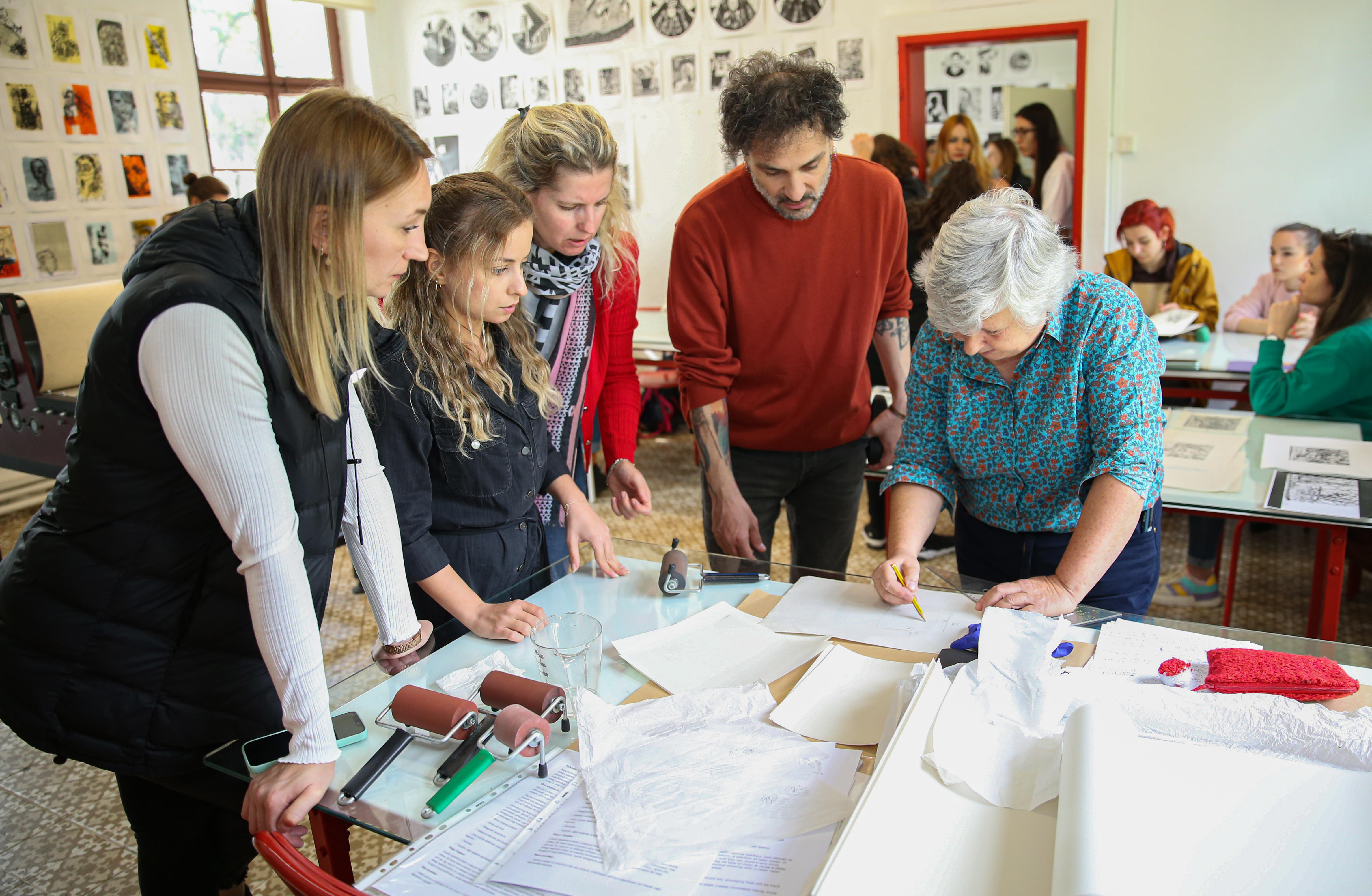 GÜZEL SANATLAR FAKÜLTESİNDE TERESA PEDROSO İLE LİTOGRAFİ WORKSHOP’U GERÇEKLEŞTİRİLDİ