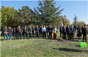 TRAKYA ÜNİVERSİTESİNDE FİDANLAR CUMHURİYETLE BÜYÜYOR