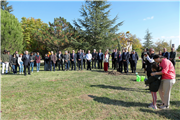 TRAKYA ÜNİVERSİTESİNDE FİDANLAR CUMHURİYETLE BÜYÜYOR