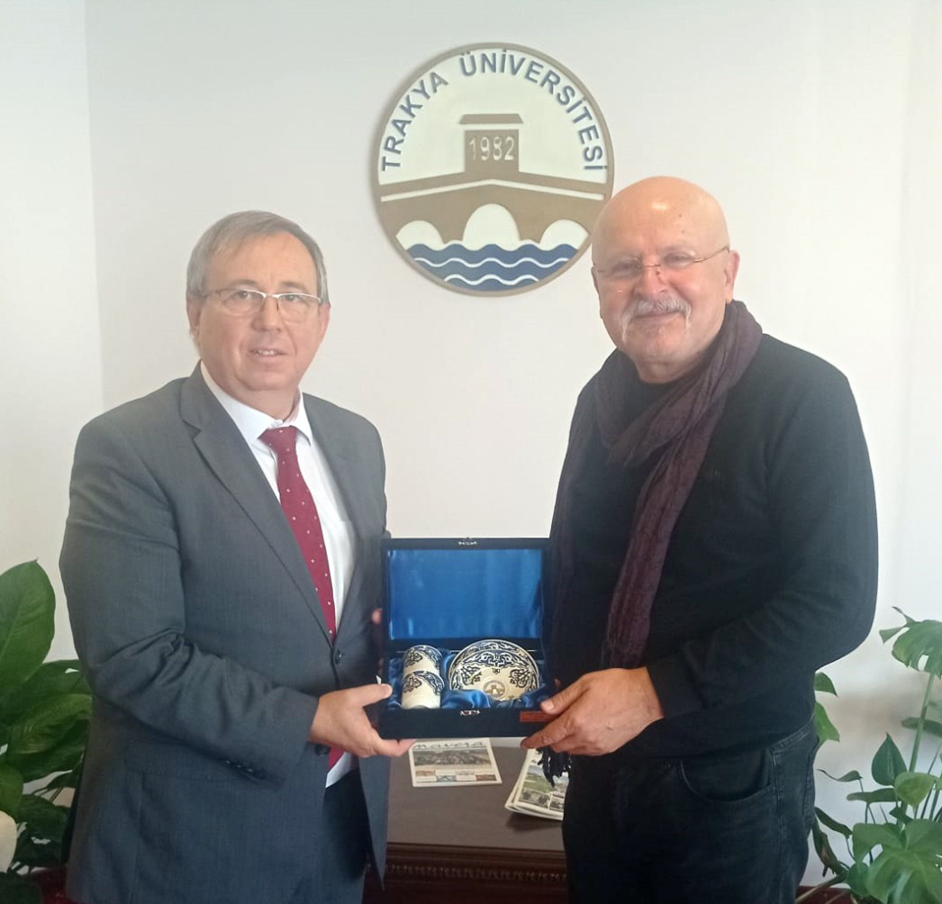 PROF. DR. AHMET SINAV’DAN REKTÖR PROF. DR. ERHAN TABAKOĞLU’NA ZİYARET