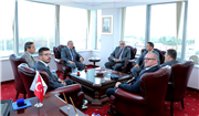 TRAKYA ÜNİVERSİTESİ REKTÖRÜ PROF. DR. ERHAN TABAKOĞLU PRİZREN BELEDİYE BAŞKANI SHAKİR TOTAJ VE BERABERİNDEKİ HEYETİ AĞIRLADI