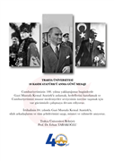 TRAKYA ÜNİVERSİTESİ 10 KASIM ATATÜRK'Ü ANMA GÜNÜ MESAJI