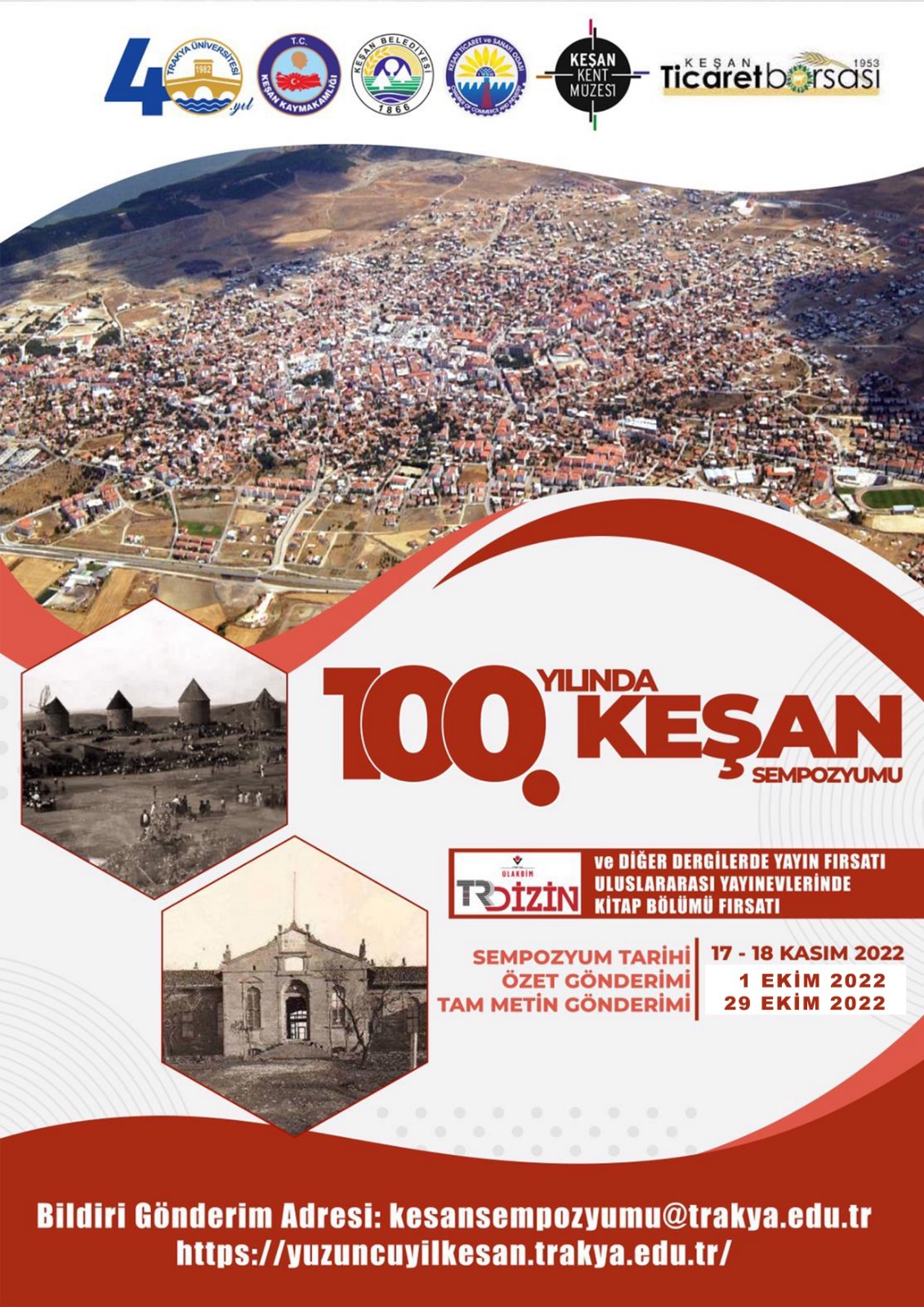 TRAKYA ÜNİVERSİTESİNDE 100. YILINDA KEŞAN SEMPOZYUMU DÜZENLENECEK