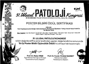 ÖĞRETİM ÜYELERİMİZ, 31. ULUSAL PATOLOJİ KONGRESİ’NDE ÖDÜLE LAYIK GÖRÜLDÜ