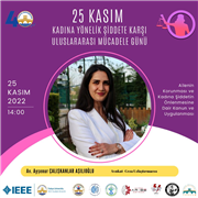 25 KASIM KADINA YÖNELİK ŞİDDETE KARŞI ULUSLARARASI MÜCADELE GÜNÜ