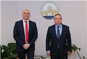 BULGARİSTAN TURİZM BAKANI DR. İLİN DİMİTROV, REKTÖR PROF. DR. ERHAN TABAKOĞLU’NU ZİYARET ETTİ