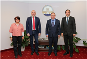 BULGARİSTAN TURİZM BAKANI DR. İLİN DİMİTROV, REKTÖR PROF. DR. ERHAN TABAKOĞLU’NU ZİYARET ETTİ
