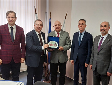 TRAKYA ÜNİVERSİTESİ REKTÖRÜ PROF. DR. ERHAN TABAKOĞLU VE BERABERİNDEKİ HEYETTEN KIRCAALİ’YE ZİYARET