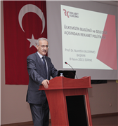 “ÜLKEMİZİN BUGÜNÜ VE GELECEĞİ AÇISINDAN REKABET POLİTİKASI” KONULU KONFERANS GERÇEKLEŞTİRİLDİ