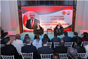 TÜRKİYE BÜYÜK MİLLET MECLİSİ BAŞKANI PROF. DR. MUSTAFA ŞENTOP, TRAKYA ÜNİVERSİTESİNİN ULUSLARASI ÖĞRENCİLERİ İLE BİR ARAYA GELDİ