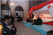 TÜRKİYE BÜYÜK MİLLET MECLİSİ BAŞKANI PROF. DR. MUSTAFA ŞENTOP, TRAKYA ÜNİVERSİTESİNİN ULUSLARASI ÖĞRENCİLERİ İLE BİR ARAYA GELDİ