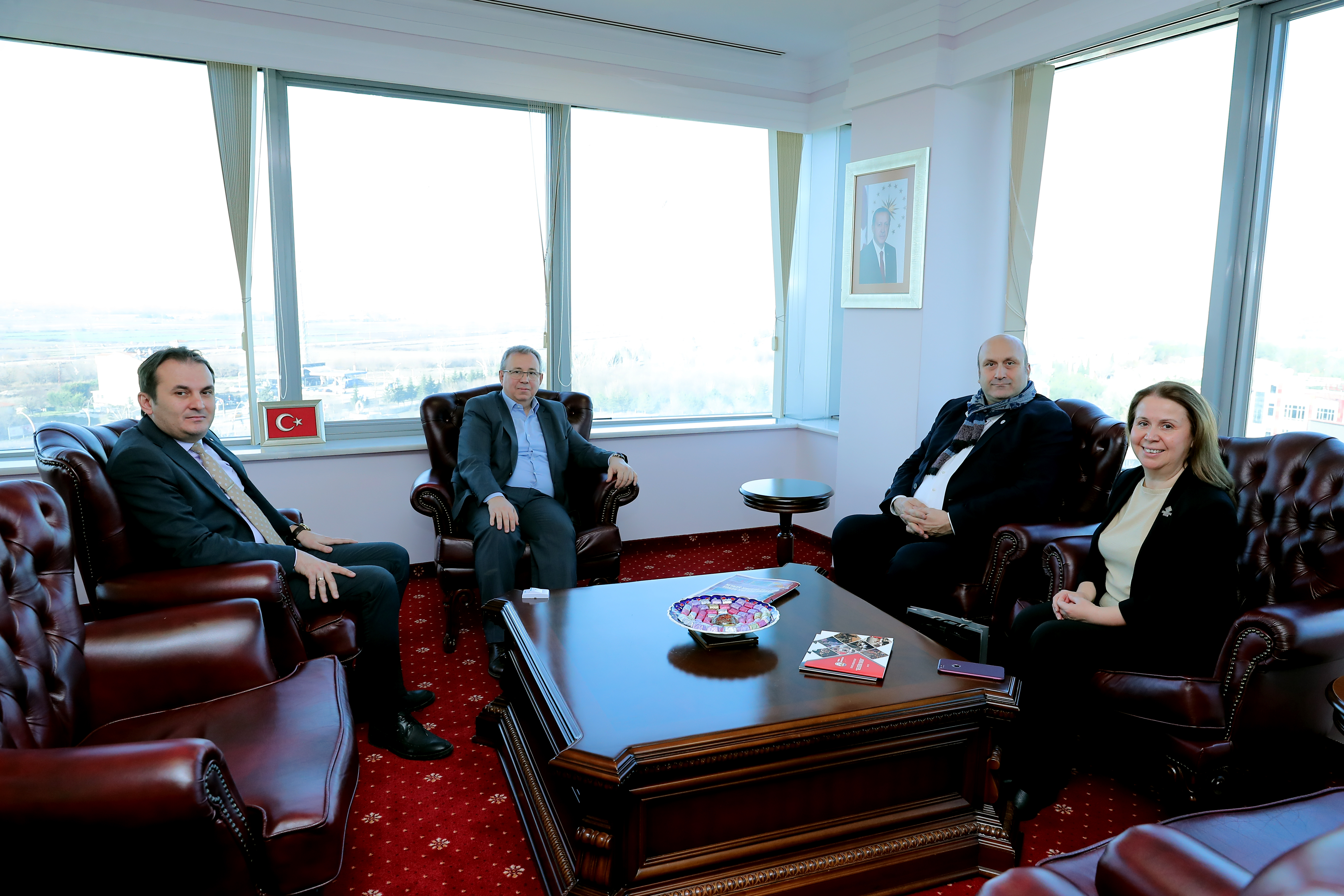 SODİMER BAŞKANI PROF. DR. LEVENT ERASLAN’DAN REKTÖR PROF. DR. ERHAN TABAKOĞLU’NA ZİYARET